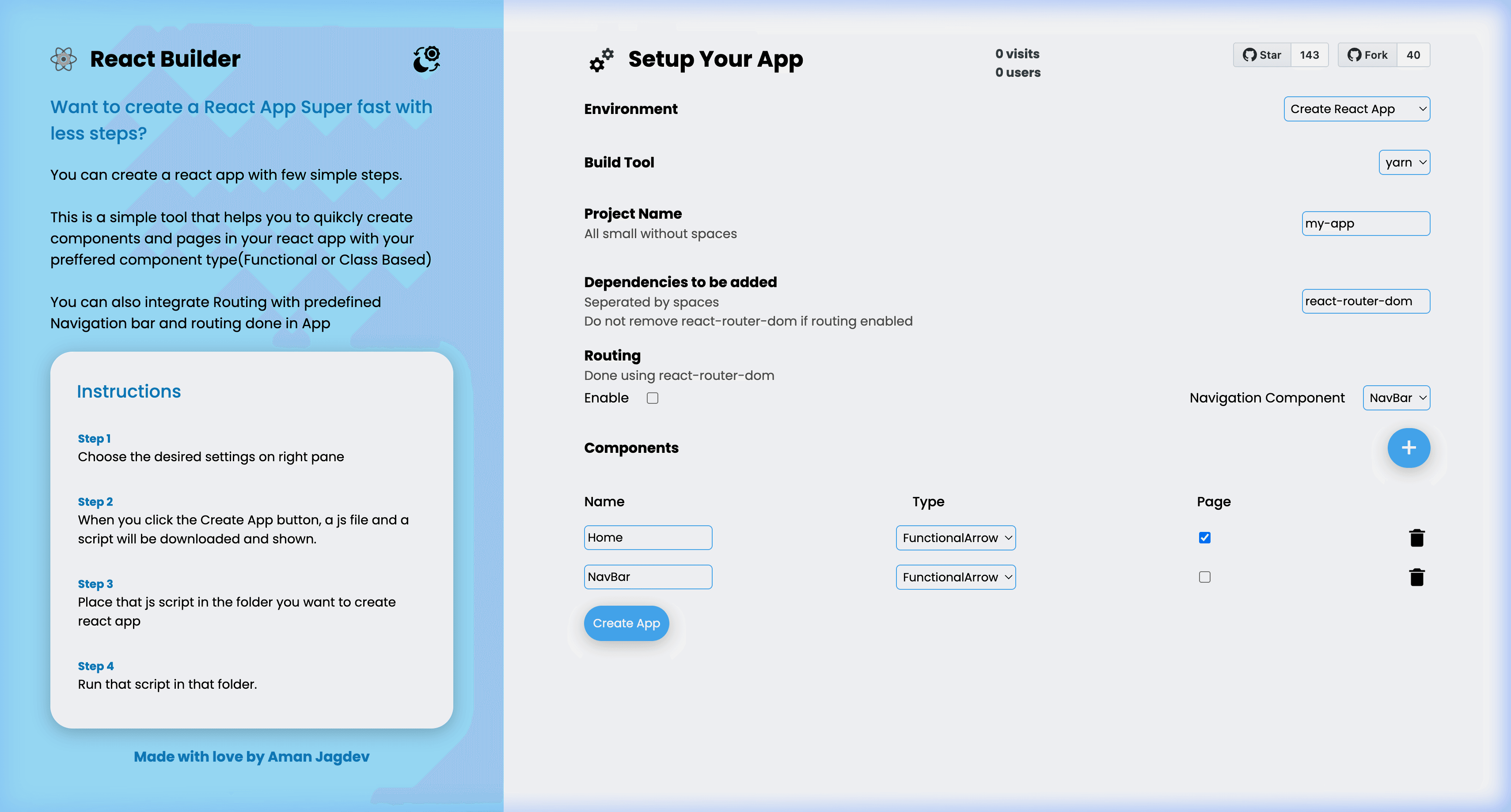 React Builder